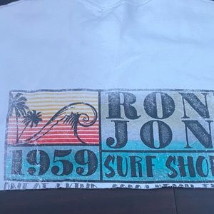 ron jon crop top sweater
